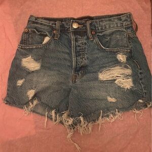 Aeropostale size 2 90’s high rise cut off Jean shorts